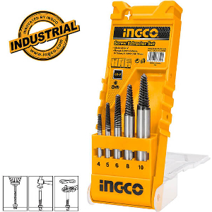 ΣΕΤ 5 ΤΕΜ. ΕΞΩΛΚΕΙΣ ΒΙΔΩΝ 3-18MM INGCO ASE008