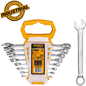 ΣΕΤ 8 ΤΕΜ. ΓΕΡΜΑΝΟΠΟΛΥΓΩΝΑ 6-19MM INGCO HKSPA1088-I