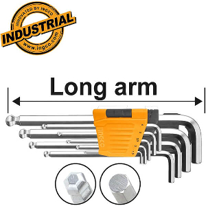 ΣΕΤ ΚΛΕΙΔΙΑ ΛΛΕΝ 1.5-10MM ΜΠΙΛΛΙΑΣ INGCO HHK12091