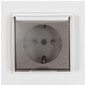 EUROLAMP ΠΡΙΖΑ ΣΟΥΚΟ ΚΑΠΑΚΙ 16A ΛΕΥΚΗ ΚΟΥΜΠΩΤΟΣ ΜΕ ΠΑΙΔΙΚΗ ΠΡΟΣΤΑΣΙΑ ΛΕΥΚΗ