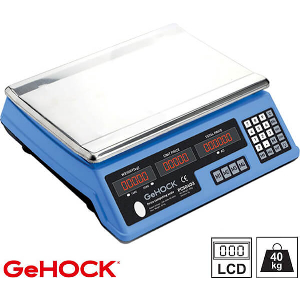 ΨΗΦΙΑΚΗ ΕΠΙΤΡΑΠΕΖΙΑ ΖΥΓΑΡΙΑ ΕΩΣ 40KG ΜΠΛΕ GEHOCK PCS0403