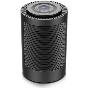 LEYCA ΑΕΡΟΘΕΡΜΟ ΚΕΡΑΜΙΚΟ 1500W ΚΥΚΛΙΚΟ ΜΑΥΡΟ ΜΕ ΤΗΛΕΧΕΙΡΙΣΤΗΡΙΟ 890-50019