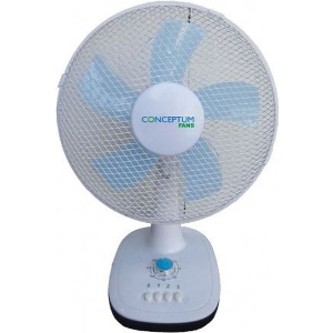 CONCEPTUM CF-304 ΑΝΕΜΙΣΤΗΡΑΣ ΕΠΙΤΡΑΠΕΖΙΟΣ 12''- ΛΕΥΚΟΣ ΓΑΛΑΖΙΟΣ