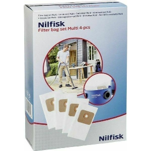 NILFISK FILTER BAG FOR MULTI 4 ΤΕΜ 107402336