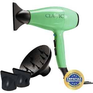 ΕΠΑΓΓΕΛΜΑΤΙΚΟ ΠΙΣΤΟΛΑΚΙ ΜΑΛΛΙΩΝ ΜΕ ΦΥΣΟΥΝΑ GAMA CLASSIC (GREEN) 2200W SH-2513