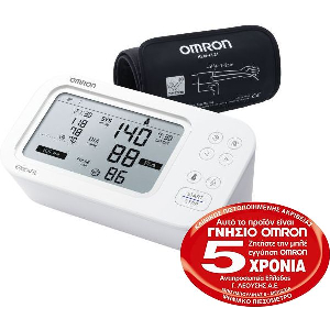 OMRON M6 COMFORT AFIB ΠΙΕΣΟΜΕΤΡΟ ΜΠΡΑΤΣΟΥ ΑΝΙΧΝΕΥΣΗ ΚΟΛΠΙΚΗΣ ΜΑΡΜΑΡΥΓΗΣ