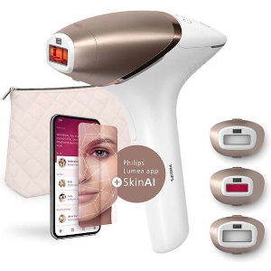PHILIPS LIGHT HAIR REMOVER INTENSE PULSED LIGHT IPL BRI973 INTENSE PULSED LASER ROSE GOLD WHITE