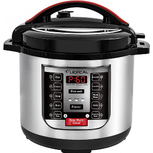 ΗΛΕΚΤΡΙΚΗ ΧΥΤΡΑ ΤΑΧΥΤΗΤΑΣ LEXICAL 8L 1300W ΜΕ 8 ΠΡΟΓΡΑΜΜΑΤΑ ΜΑΓΕΙΡΕΜΑΤΟΣ LPC-3330