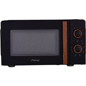 ΦΟΥΡΝΟΣ ΜΙΚΡΟΚΥΜΑΤΩΝ PRMW-40463 PRIMO 20LT 700W ΜΑΥΡΟΣ/WOODEN
