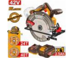 ΔΙΣΚΟΠΡΙΟΝΟ ΜΠΑΤΑΡΙΑΣ 42V LI-ION Φ 185MM INGCO CSLI4218511E