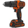 ΔΡΑΠΑΝΟΚΑΤΣΑΒΙΔΟ ΚΡΟΥΣΤΙΚΟ ΜΠΑΤΑΡΙΑΣ BLACK & DECKER 10MM 18V LI-ION 1.5AH 2 ΤΑΧΥΤΗΤΩΝ BDCHD18