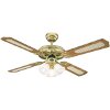 ΑΝΕΜΙΣΤΗΡΑΣ ΟΡΟΦΗΣ WESTINGHOUSE MONARCH TRIO POLISHED BRASS 52