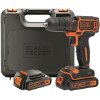ΔΡΑΠΑΝΟΚΑΤΣΑΒΙΔΟ ΜΠΑΤΑΡΙΑΣ BLACK & DECKER 18V LI-ION 2X1.5AH ΒΑΛΙΤΣΑΚΙ BDCDC18KB