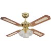 ΑΝΕΜΙΣΤΗΡΑΣ ΟΡΟΦΗΣ WESTINGHOUSE PRINCESS TRIO POLISHED BRASS 42