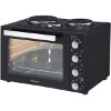 ΦΟΥΡΝΑΚΙ 50L PRIMO PREO-40253 ΜΕ 3 ΕΣΤΙΕΣ ME ΑΕΡΑ ΜΑΥΡΟ