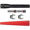 ΦΑΚΟΣ SP2201G MINI MAGLITE LED ΜΑΎΡΟΣ & KIT ΑΣΦΑΛΕΊΑΣ ΚΌΚΚΙΝΟ