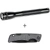 ΦΑΚΟΣ SP32TRK MINI MAGLITE 2X AAA LED ΜΑΎΡΟΣ & ΜΑΧΑΊΡΙ GERBER KIT