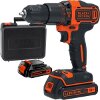 ΔΡΑΠΑΝΟΚΑΤΣΑΒΙΔΟ ΚΡΟΥΣΤΙΚΟ ΜΠΑΤΑΡΙΑΣ BLACK & DECKER 10MM 18V LI-ION 2X 1.5AH 2ΤΑΧ ΒΑΛΙΤΣΑ BDCHD18KB
