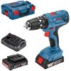 ΔΡΑΠΑΝΟΚΑΤΣΑΒΙΔΟ ΚΡΟΥΣΤΙΚΟ ΜΠΑΤΑΡΙΑΣ BOSCH PRO GSB 18-21 LI-ION 2X 4ΑΗ PICK & CLICK 06019H110C