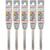 ΣΕΤ 5 ΤΕΜ ΤΕΤΡΑΚΟΠΩΝ ΤΡΥΠΑΝΙΩΝ SDS PLUS 5X BOSCH 10X110 2608833797