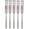 ΣΕΤ 5 ΤΕΜ ΤΕΤΡΑΚΟΠΩΝ ΤΡΥΠΑΝΙΩΝ SDS PLUS 5X BOSCH 12X160 2608833807