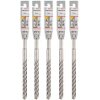 ΣΕΤ 5 ΤΕΜ ΤΕΤΡΑΚΟΠΩΝ ΤΡΥΠΑΝΙΩΝ SDS PLUS 5X BOSCH 13X210 2608833814