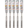 ΣΕΤ 5 ΤΕΜ ΤΕΤΡΑΚΟΠΩΝ ΤΡΥΠΑΝΙΩΝ SDS PLUS 5X BOSCH 15X160 2608833822