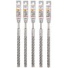 ΣΕΤ 5 ΤΕΜ ΤΕΤΡΑΚΟΠΩΝ ΤΡΥΠΑΝΙΩΝ SDS PLUS 5X BOSCH 15X260 2608833823
