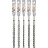 ΣΕΤ 5 ΤΕΜ ΤΕΤΡΑΚΟΠΩΝ ΤΡΥΠΑΝΙΩΝ SDS PLUS 5X BOSCH 16X260 2608833826