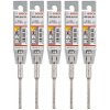 ΣΕΤ 5 ΤΕΜ ΤΕΤΡΑΚΟΠΩΝ ΤΡΥΠΑΝΙΩΝ SDS PLUS 5X BOSCH 5X110 2608833771