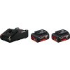 ΣΕΤ BOSCH PRO 2 ΜΠΑΤΑΡΙΕΣ LI-ION GBA 18V 4AH + ΤΑΧΥΦΟΡΤΙΣΤΗΣ GAL 1880CV 1600A019S0