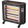 ΘΕΡΜΑΣΤΡΑ ΧΑΛΑΖΙΑ 2400W EUROLAMP 147-29701 ΜΑΥΡΗ ΜΕ ΚΟΝΤΡΟΛ