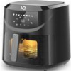 ΦΡΙΤΕΖΑ ΑΕΡΟΣ ΜΕ ΑΠΟΣΠΩΜΕΝΟ ΚΑΔΟ XL 8LT BLACK IQ AF-004