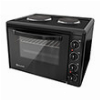 ΦΟΥΡΝΑΚΙ 3100W ELDOM 203VFEN ΜΕ 2 ΕΜΑΓΙΕ ΕΣΤΙΕΣ 35LT ΜΑΥΡΟ