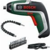 ΚΑΤΣΑΒΙΔΙ ΜΠΑΤΑΡΙΑΣ BOSCH IXO 7 FLEXI SET ΜΥΤΕΣ + ΑΝΤΑΠΤΟΡΑΣ 06039E000A