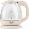 ADLER ELECTRIC GLASS KETTLE 1L CREAM AD1283C