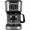 JOCCA DIGITAL DRIP COFFEE MACHINE 1.5L WITH GLASS JUG AND TIMER SILVER/BLACK J-2497