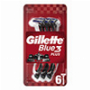 ΞΥΡΑΦΑΚΙΑ GILLETTE 80718389 BLUE 3 PLUS RED ΜΙΑΣ ΧΡΗΣΗΣ 6TMX