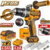 ΚΡΟΥΣΤΙΚΟ ΔΡΑΠΑΝΟΚΑΤΣΑΒΙΔΟ COMPACT ΜΠΑΤΑΡΙΑΣ 20V LI-ION 96NM ΜΕ JACOBS ΤΣΟΚ INGCO CIDLI209686E