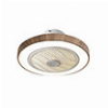 ΑΝΕΜΙΣΤΗΡΑΣ ΜΠΛΑΦΟΝΙΕΡΑ 12'' LED AURORAWOOD DC30W ΚΑΦΕ ΞΥΛΟ ΜΕ ΤΗΛΕΧΕΙΡΙΣΤΗΡΙΟ 02-00190