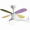 ΑΝΕΜΙΣΤΗΡΑΣ ΟΡΟΦΗΣ HELICOPTER PRCF-80679 PRIMO KIDS SERIES DC 98ΕΚ. ΜΕ ΤΗΛ.ΡΙΟ LED 4ΦΤΕΡΑ ΛΕΥΚΟΣ