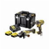 ΣΕΤ BRUSHLESS ΔΡΑΠΑΝΟΚΑΤΣΑΒΙΔΟ ΚΡΟΥΣΤΙΚΟ + ΓΩΝΙΑΚΟΣ TΡΟΧΟΣ DEWALT 18V 2X 5AH LI-ION DCK2080P2T