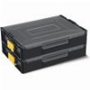 DELI STACKABLE TOOL BOX 340X260X70MM BLACK EDL1201