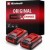 SET 2 ΜΠΑΤΑΡΙΩΝ EINHELL LI-ION 18V 2X 4AH POWER X CHANGE PLUS TWIN PACK 4511629