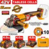 ΓΩΝΙΑΚΟΣ ΤΡΟΧΟΣ ΜΠΑΤΑΡΙΑΣ 2600W 230MM 42V LIION TABLESS CELLS ΑΝΤΙΚΡ. ΠΛΑΪΝΗ ΛΑΒΗ INGCO CAGLI426018