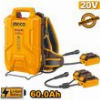 ΜΠΑΤΑΡΙΑ ΠΛΑΤΗΣ 20V/20V+20V 60.0AH/30.0AH LI-ION INGCO FBLI241110