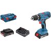 ΔΡΑΠΑΝΟΚΑΤΣΑΒΙΔΟ ΜΠΑΤΑΡΙΑΣ BOSCH PRO GSR 18V-21 2X 2AH LI-ION L-BOXX 06019H1008