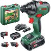 ΔΡΑΠΑΝΟΚΑΤΣΑΒΙΔΟ BOSCH ADVANCED DRILL 18V BRUSHLESS 13MM 2X2.5AH +3 ΚΕΦΑΛΕΣ ΒΑΛΙΤΣΑ 06039B5008