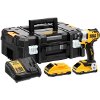 ΠΑΛΜΙΚΟ ΚΑΤΣΑΒΙΔΙ BRUSHLESS DEWALT 18V 2X 2AH LI-ION ΒΑΛΙΤΣΑ DCF809D2T