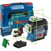 ΓΡΑΜΜΙΚΟ LASER BOSCH PRO GLL 3-80 CG 2AH LI-ION ΠΡΑΣΙΝΗΣ ΓΡΑΜΜΗΣ L-BOXX 0601063T00